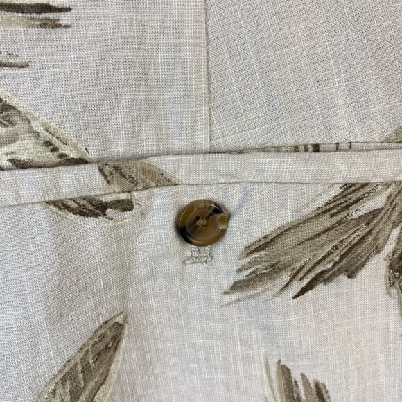 Banana Republic Aidan Shorts Men's 33 Neutral Hawaiian Print Vacation NWT $57 - Picture 9 of 11